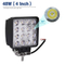 4 foot led work light 30+6 rechargeable & torch li-ion 3 panel
