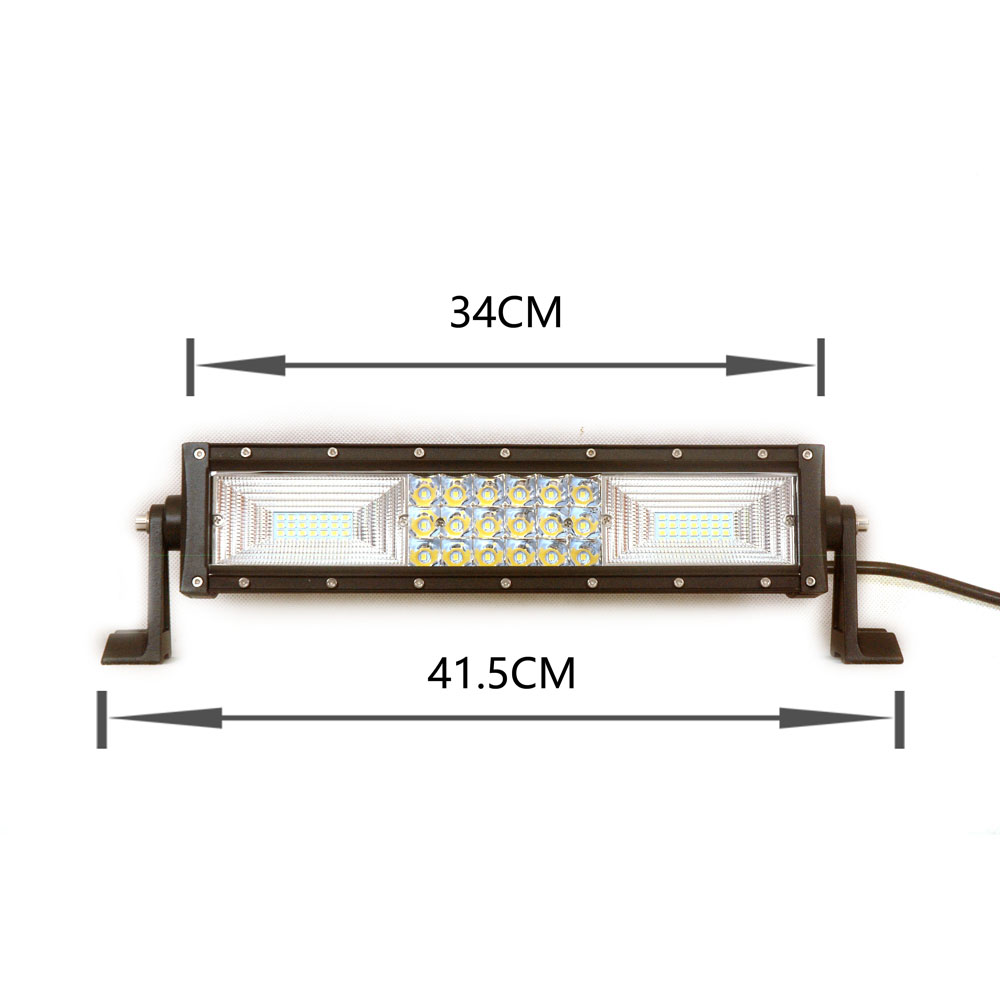 foshan supply180W 3 triple row small led light bar stage with switch panel