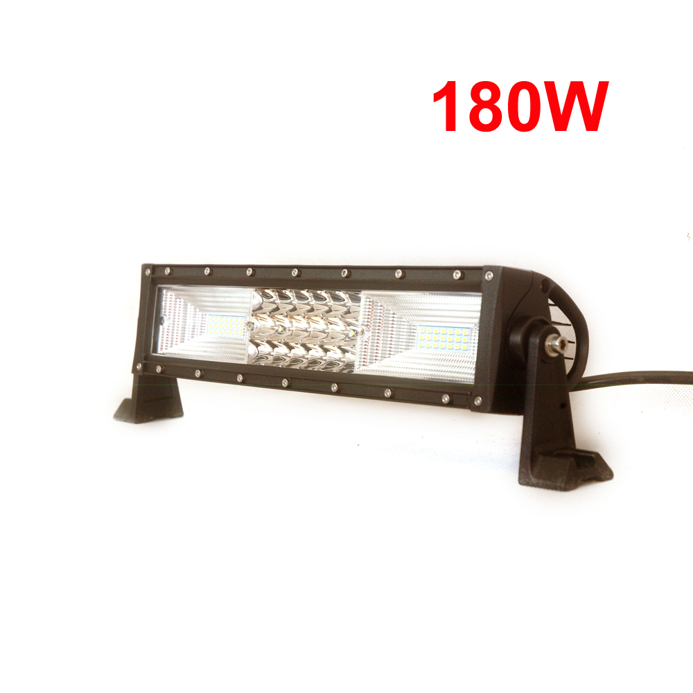 foshan supply180W 3 triple row led light bar strobe with switch box